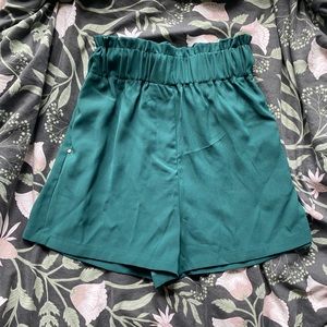 H&M high waisted polyester shorts